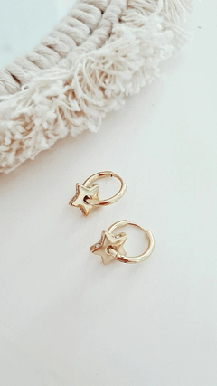 Argollas estrellas gold - por par - comprar online