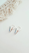 Argollas triangulos colors - por par - comprar online