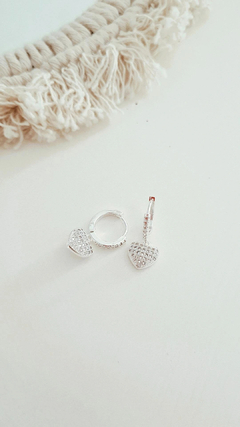 Argollas corazon shine - por par - comprar online