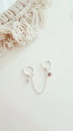 Aro doble cadenita destello - por unidad - comprar online