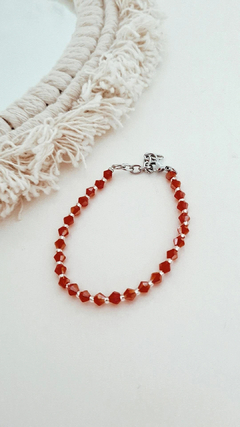 Pulsera cristal roja - comprar online
