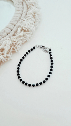 Pulsera cristal negro - comprar online