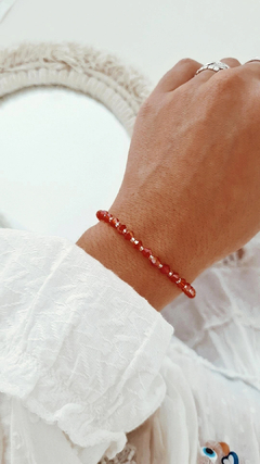 Pulsera cristal roja