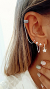 Argolla estrellita shine - por unidad