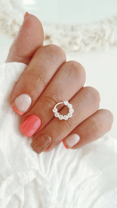 Argolla strass Cloe - por unidad -