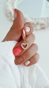 Argolla corazon shine gold - por unidad