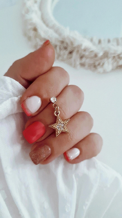 Aros stars gold - por par - comprar online