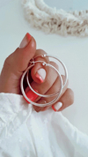 Argollas lisas - por par