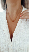 Collar bolita gold