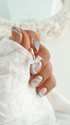Argollas moñito shine - por par - comprar online