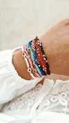 Pulsera elasticas colores ojitos - comprar online