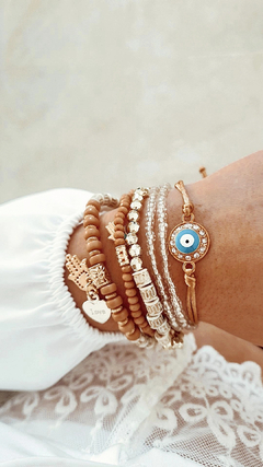 Pulsera Michel nude - comprar online