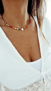 Collar colors cuore gold