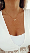 Collar mariposa gold