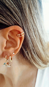 Bidu cuore calado gold - a presion
