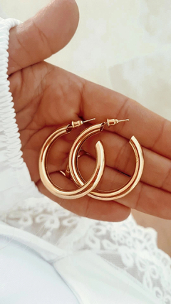 Argollas Rene gold - por par - comprar online