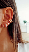 Argollas shine gold Zara - por par
