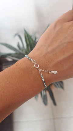 Pulsera Cristal verde - tienda online