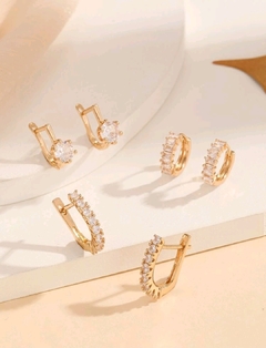 Argollas Nikita shine gold - por par - comprar online