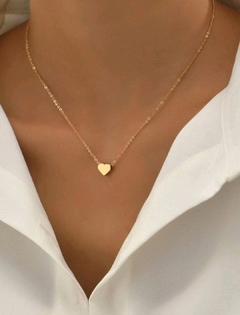 Collar cuore gold