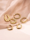 Argollas Greta gold - por par