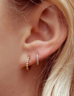 Argollas shine gold - por par