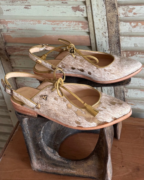 Mule Flippie Oro - comprar online