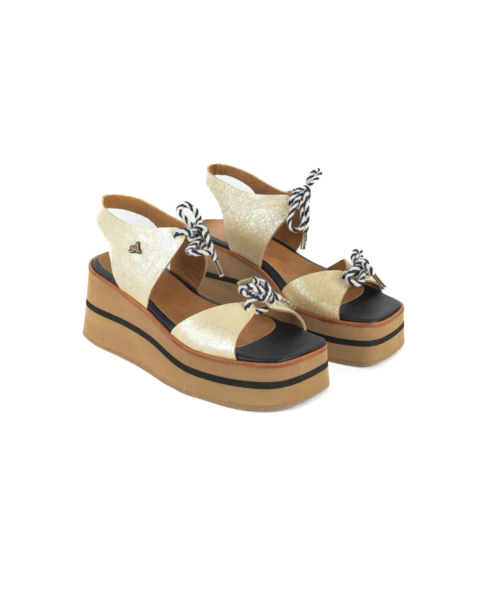 Sandalia Amarra Nacar - comprar online
