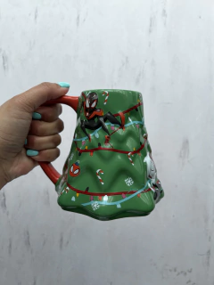 Taza spiderman navidad disney - comprar online