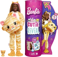 Barbie Cutie Reveal - Muñeca con disfraz de peluch