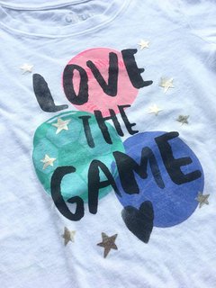 Remera Manga Corta Talle S Love The Game - comprar online