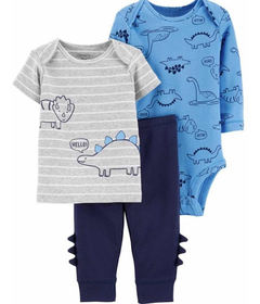 Conjunto Carters Dinosaurios Nueva Temporada Talle 9 Meses