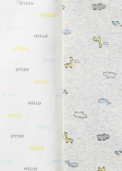 Set De Bodys Manga Largar Carters Por 4 Unidades 9 Meses - comprar online