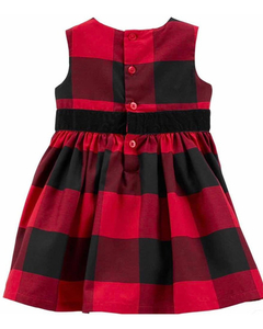 Vestido A Cuadros Carters  Talle 18 Meses - comprar online