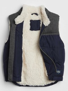 Chaleco Gap De Bb Con Corderito Talle 6-12 Meses - comprar online