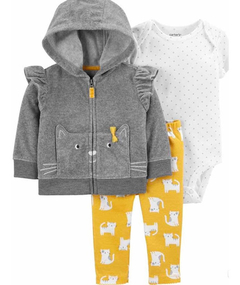 Conjunto Carters 3 Piezas Talle 6 Meses.Con Campera Pant