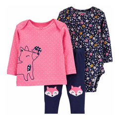 Pack De 3 Piezas Carters Talle 24 Meses Nena