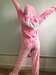Pijama Justice Modelo Mameluco Diseño Chancho - comprar online