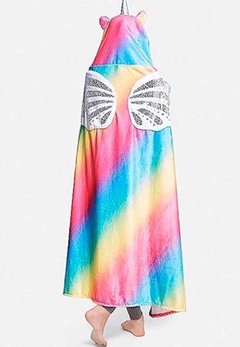Manta Unicornio Y Llama Con Capucha Justice - comprar online
