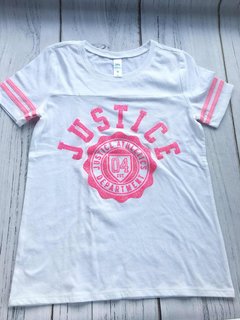 Remera Manga Corta Justice Talle 12