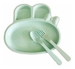 Set De Plató Y Cubierto Para Niños Tal Cual La Foto - comprar online