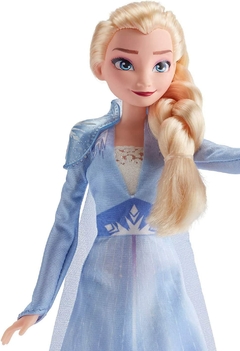 Imagen de Disney Frozen Elsa - Muñeca de moda con pelo largo
