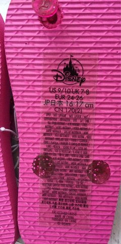 Ojotas Minnie Mouse Disney Store Usa.número 9/10 en internet