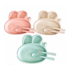 Set De Plató Y Cubierto Para Niños Tal Cual La Foto
