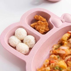 Set De Plató Y Cubierto Para Niños Tal Cual La Foto - tienda online