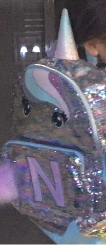 Mochila Justice Con Lentejuelas De Unicornio Letra N en internet