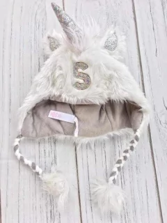 Gorro Tapa Orejas Unicornio Letra S Justice
