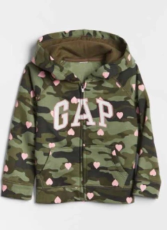Campera Gap Con Cierre Con Capucha Talle 5