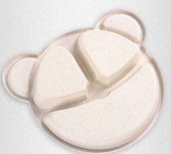 Set De Plató Y Cubierto En Forma De Oso - tienda online