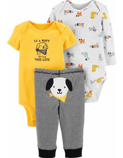 Conjunto Carters 3 Piezas Talle 3 Meses .